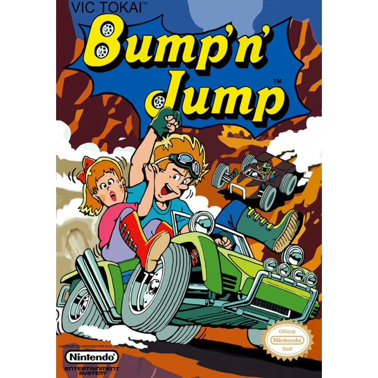 Jaquette de Bump n Jump 1 sur Nes