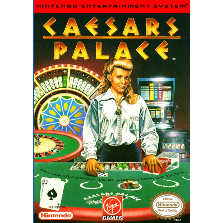 Jaquette de Caesars Palace 1 sur Nes
