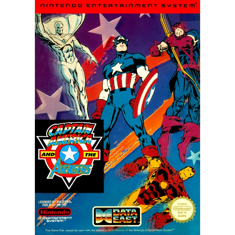 Jaquette de Captain America and the Avengers 1 sur Nes