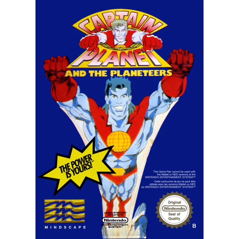 Jaquette de Captain Planet and the Planeteers 1 sur Nes