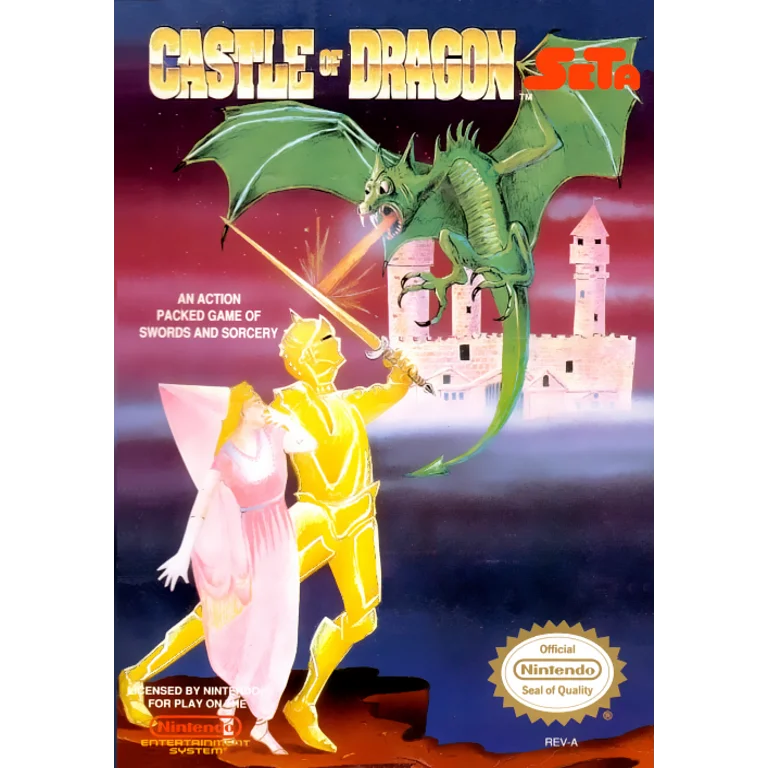Jaquette de Castle of Dragon 1 sur Nes