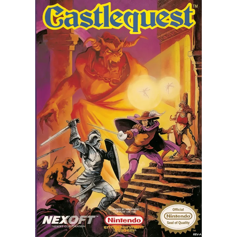 Jaquette de Castlequest 1 sur Nes