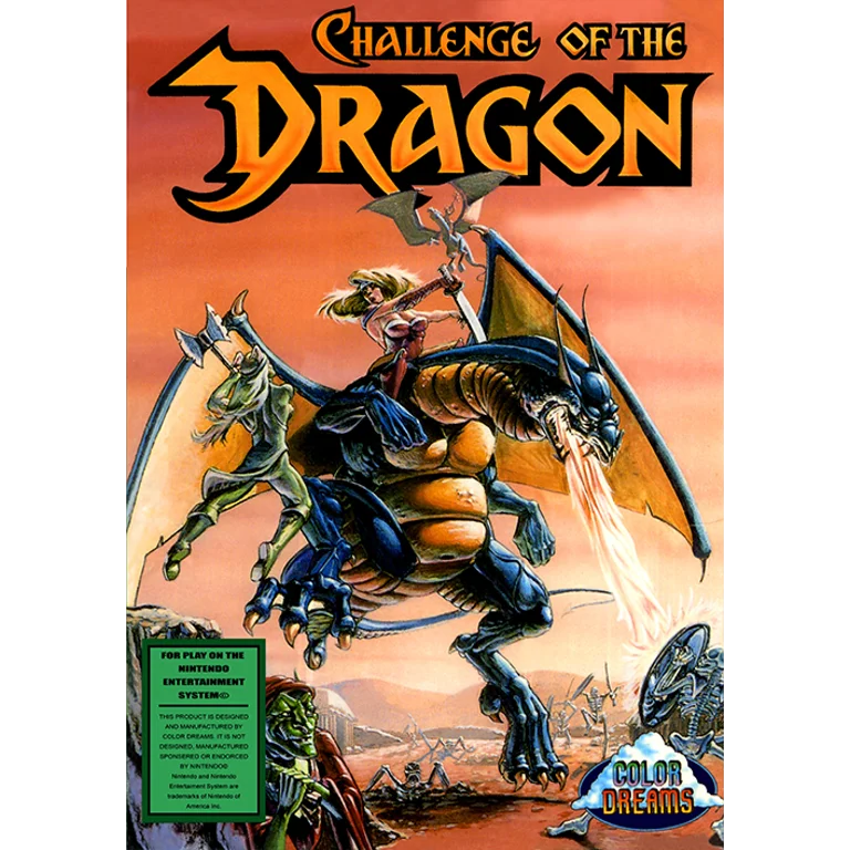 Jaquette de Challenge of the Dragon 1 sur Nes