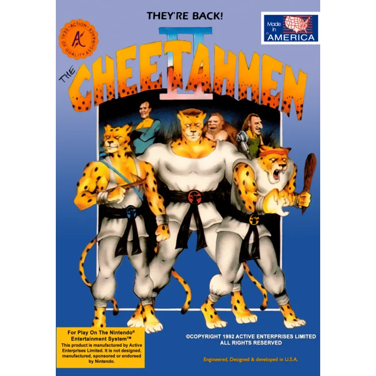 Jaquette de CheetahMen II 1 sur Nes