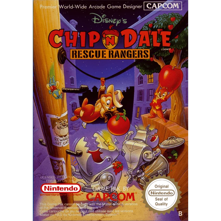 Jaquette de Chip N Dale Rescue Rangers 3 sur Nes