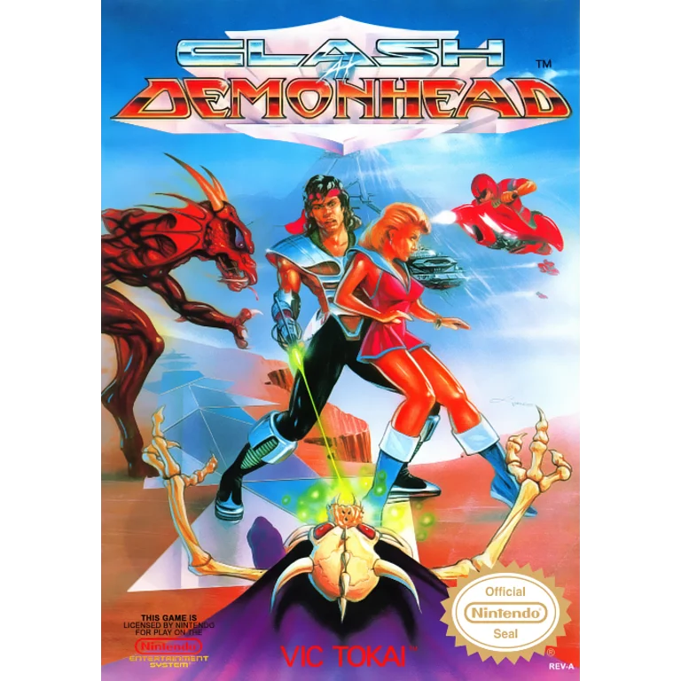 Jaquette de Clash at Demonhead 1 sur Nes