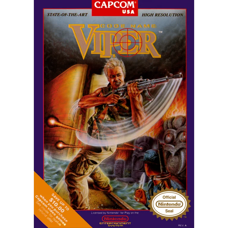 Jaquette de Code Name Viper 1 sur Nes
