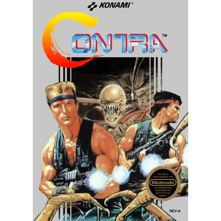Jaquette de Contra sur Nes