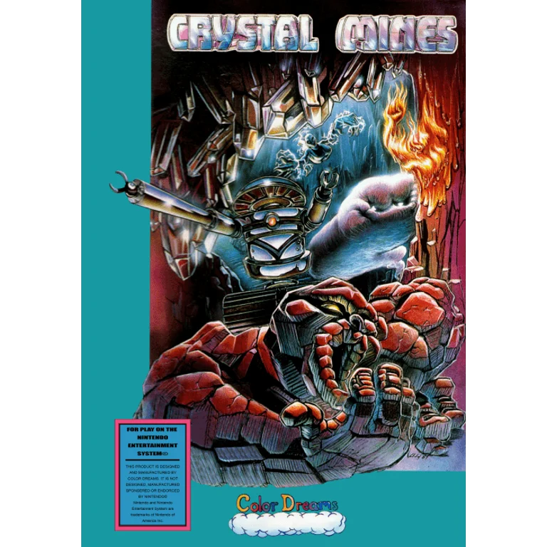 Jaquette de Crystal Mines 1 sur Nes
