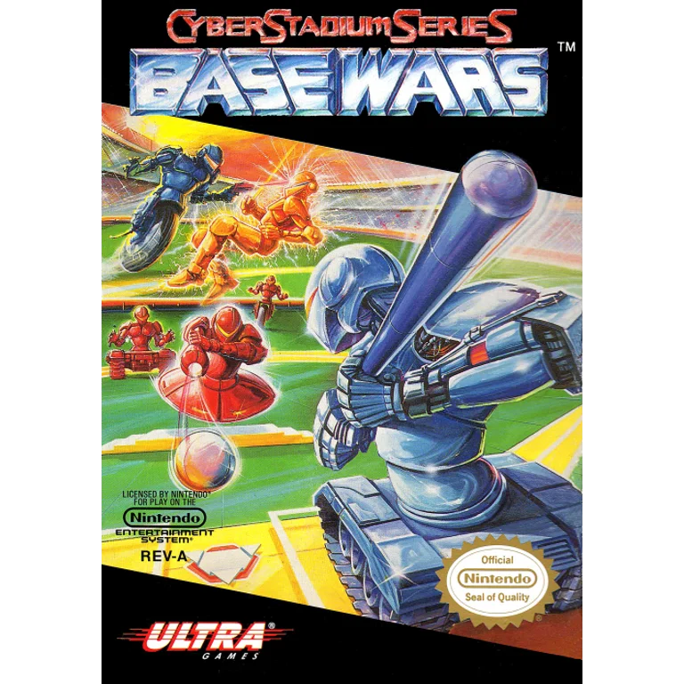 Jaquette de Cyber Stadium SerieS Base Wars 1 sur Nes