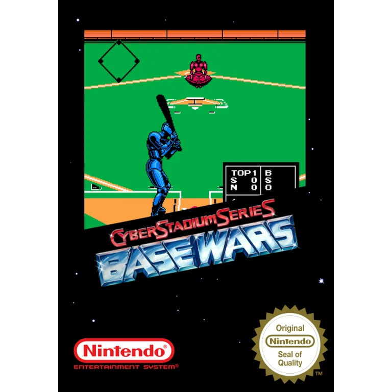 Jaquette de Cyber Stadium SerieS Base Wars sur Nes