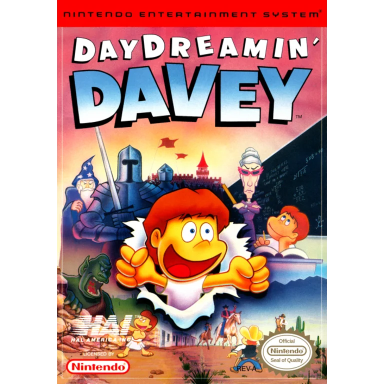 Jaquette de Day Dreamin Davey 1 sur Nes