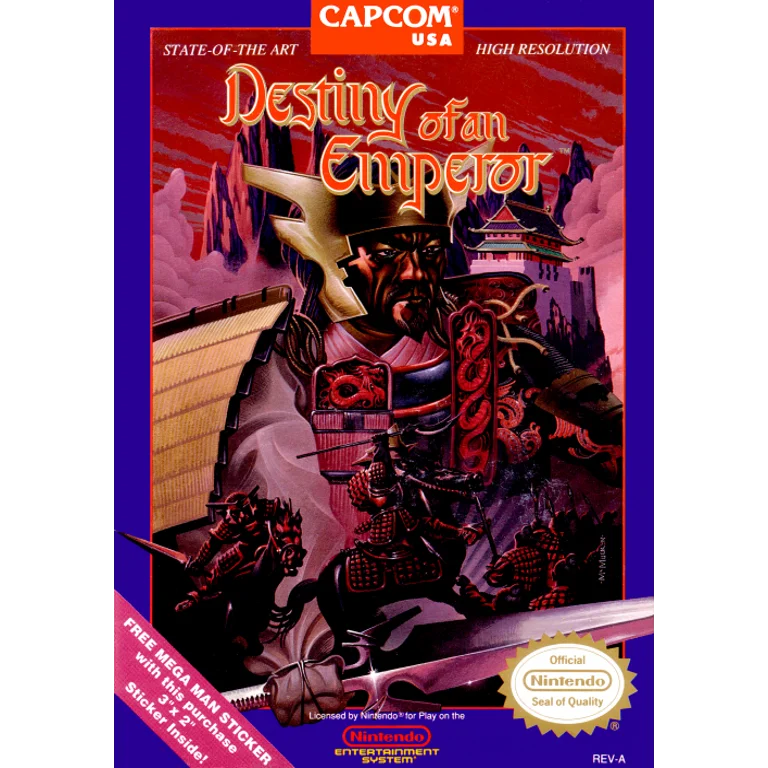Jaquette de Destiny of an Emperor 1 sur Nes
