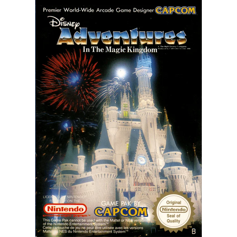 Jaquette de Disneys Adventures in the Magic Kingdom 1 sur Nes