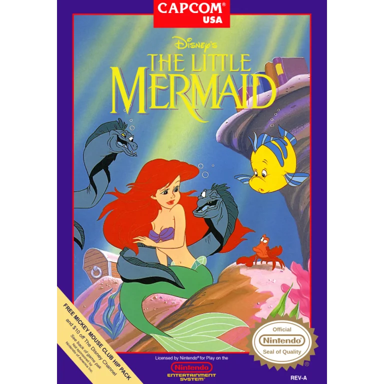 Jaquette de Disneys The Little Mermaid 1 sur Nes
