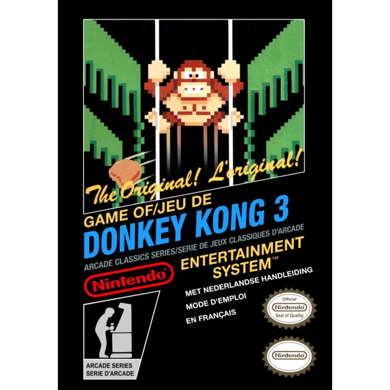 Jaquette de Donkey Kong 3 1 sur Nes
