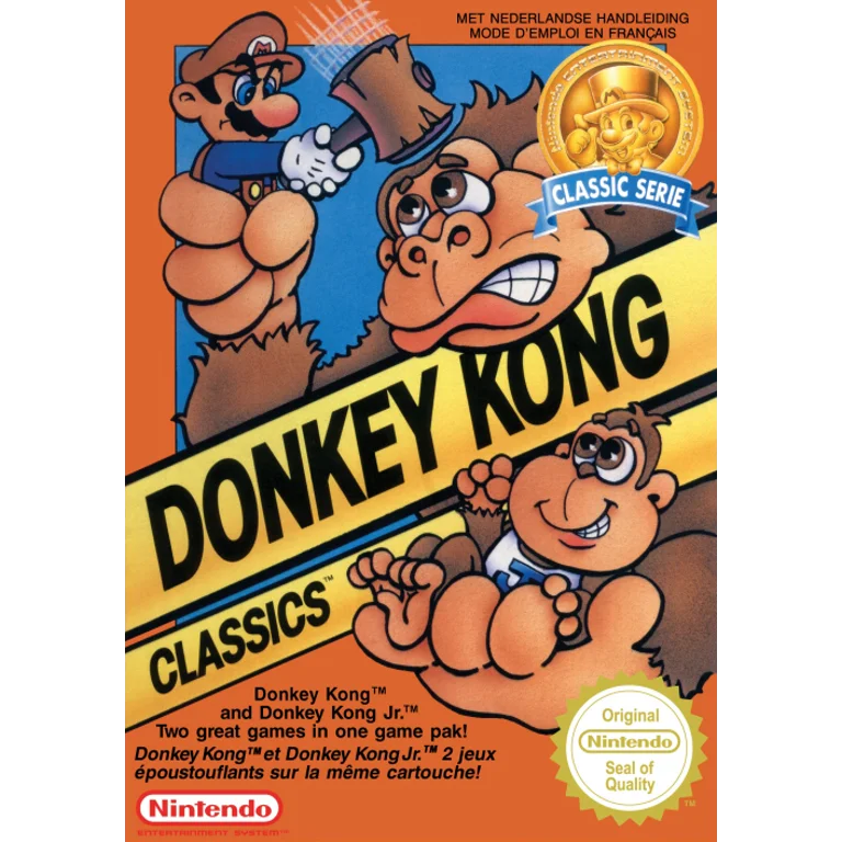Jaquette de Donkey Kong Classics sur Nes
