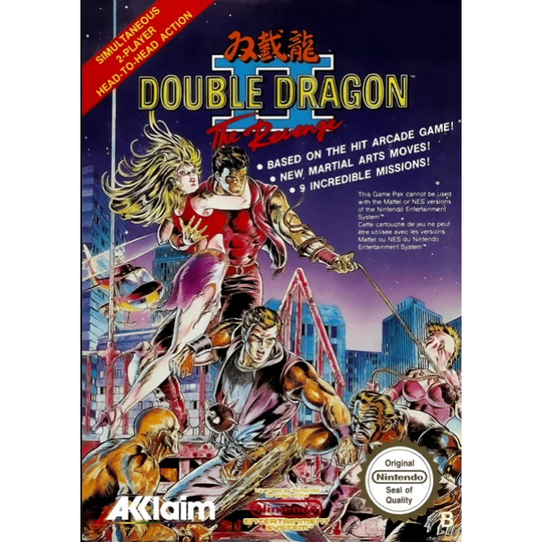 Jaquette de Double Dragon II The Revenge sur Nes