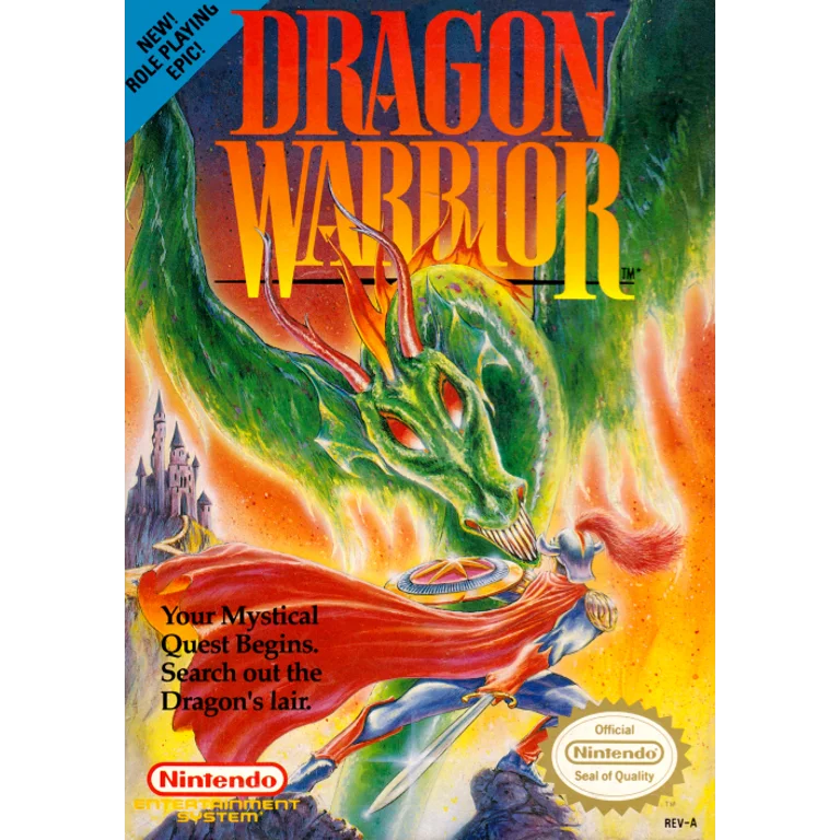 Jaquette de Dragon Warrior 1 sur Nes