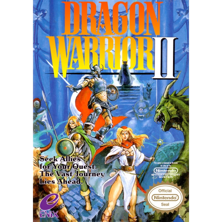 Jaquette de Dragon Warrior II 1 sur Nes