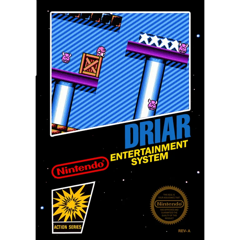 Jaquette de Driar 1 sur Nes