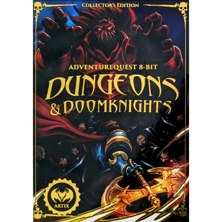Jaquette de Dungeons DoomKnights 1 sur Nes