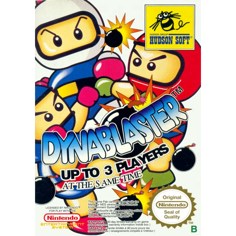 Jaquette de Dynablaster 1 sur Nes