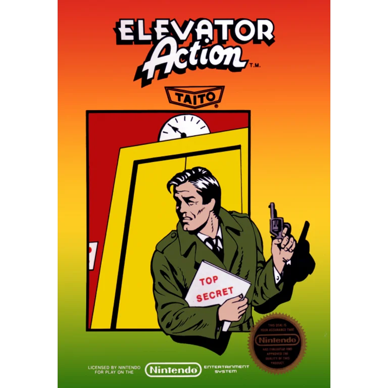 Jaquette de Elevator Action 1 sur Nes