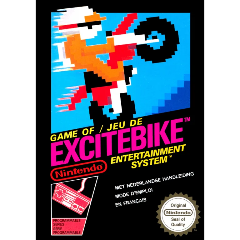 Jaquette de Excitebike sur Nes