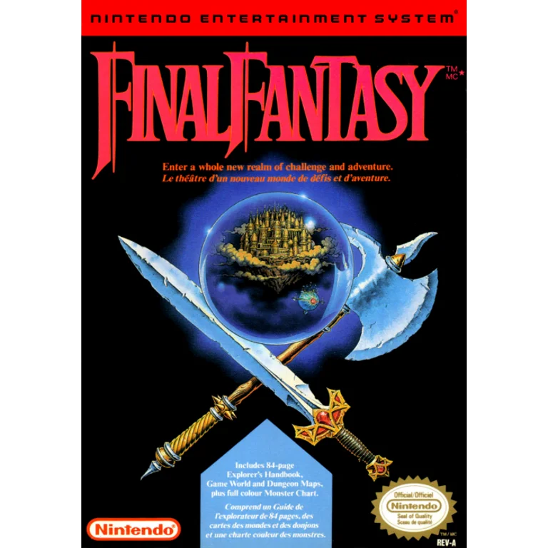 Jaquette de Final Fantasy sur Nes
