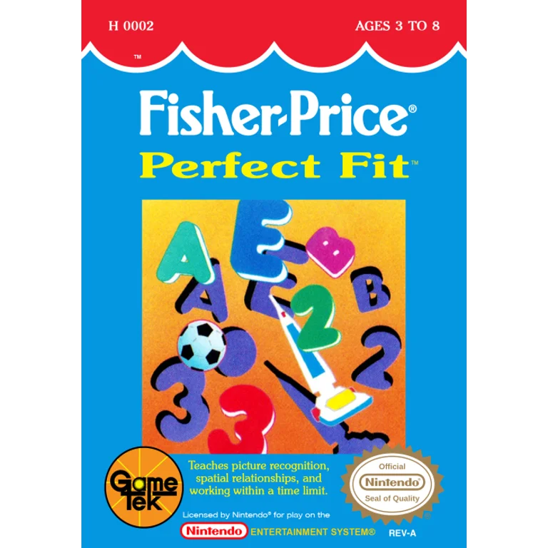 Jaquette de Fisher Price Perfect Fit 1 sur Nes