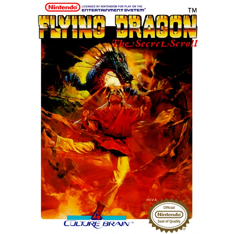Jaquette de Flying Dragon The Secret Scroll 1 sur Nes