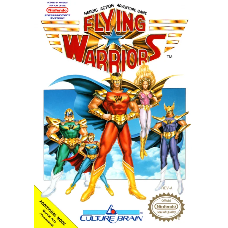 Jaquette de Flying Warriors 1 sur Nes