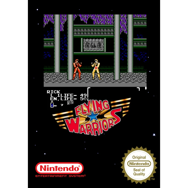 Jaquette de Flying Warriors sur Nes