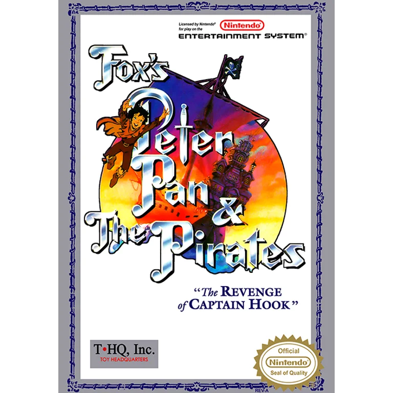 Jaquette de Foxs Peter Pan the Pirates The Revenge of Captain Hook 1 sur Nes