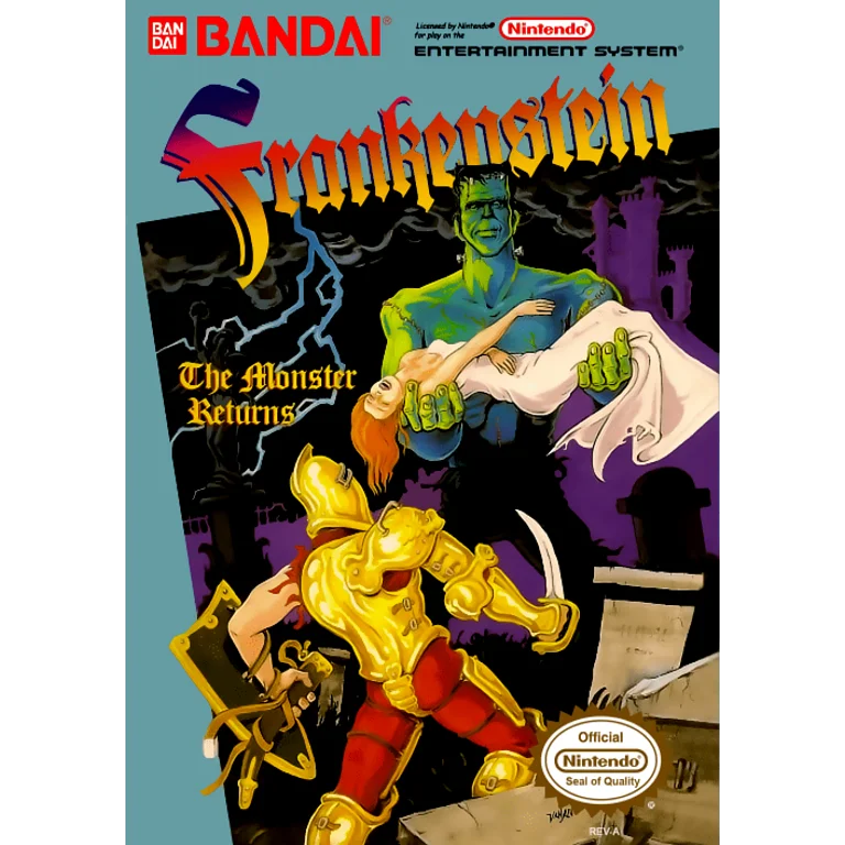 Jaquette de Frankenstein The Monster Returns 1 sur Nes