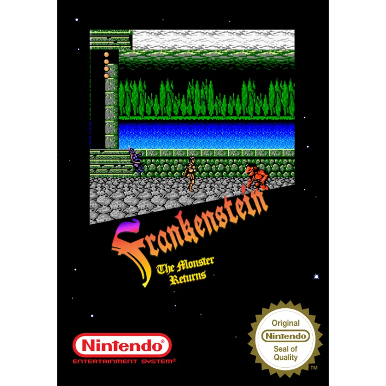 Jaquette de Frankenstein The Monster Returns sur Nes