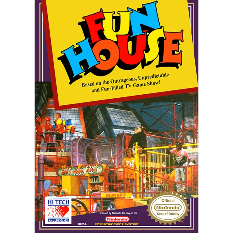 Jaquette de Fun House 1 sur Nes