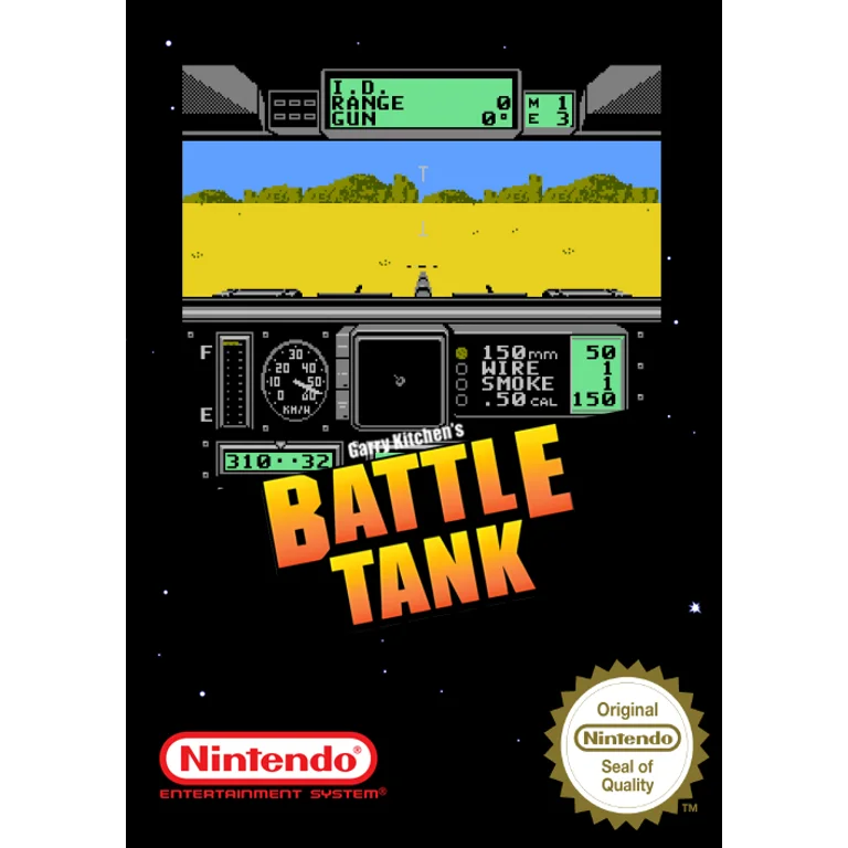 Jaquette de Garry Kitchens BattleTank sur Nes