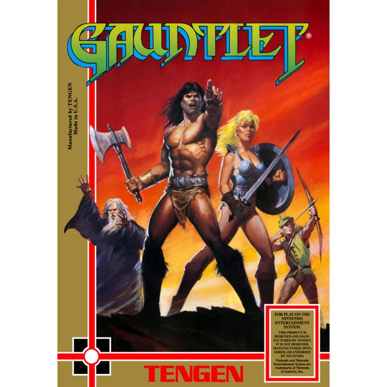 Jaquette de Gauntlet 1 sur Nes