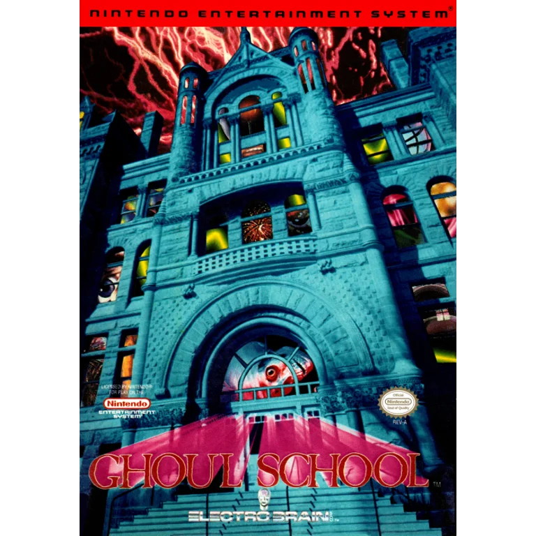 Jaquette de Ghoul School 1 sur Nes