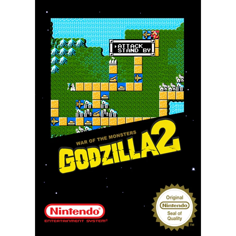 Jaquette de Godzilla 2 War of the Monsters sur Nes