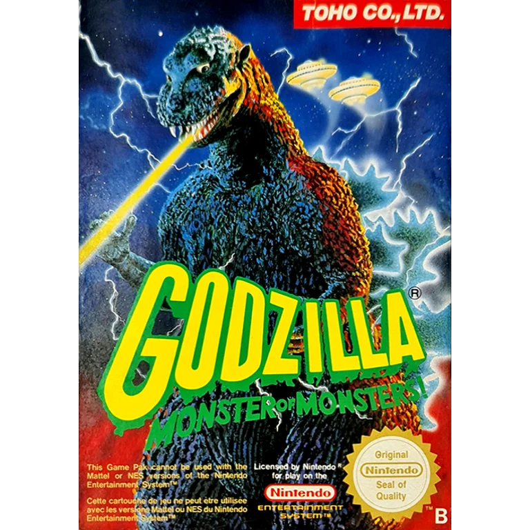 Jaquette de Godzilla Monster of Monsters 1 sur Nes