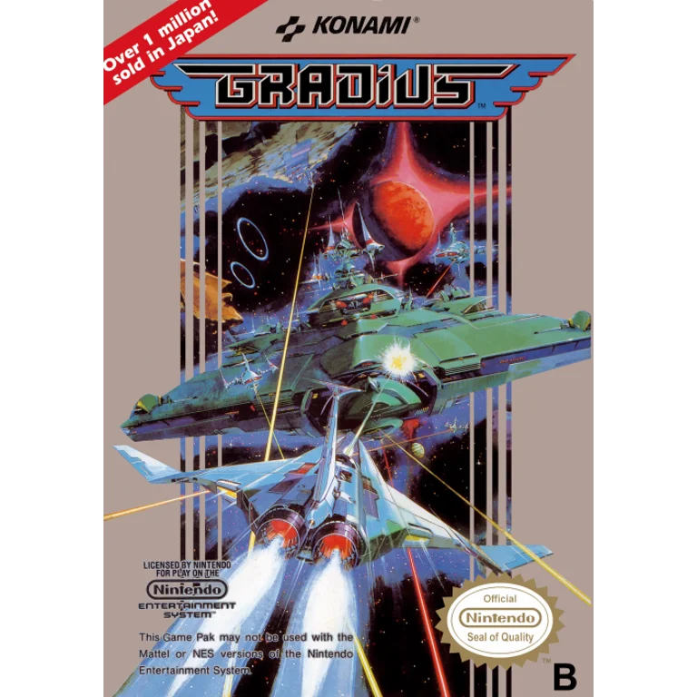Jaquette de Gradius sur Nes
