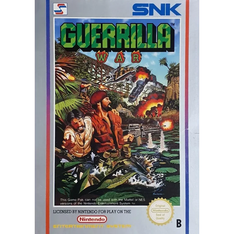 Jaquette de Guerrilla War 1 sur Nes