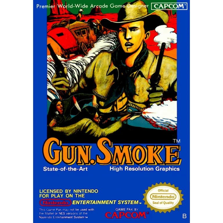 Jaquette de Gun.Smoke_ sur Nes