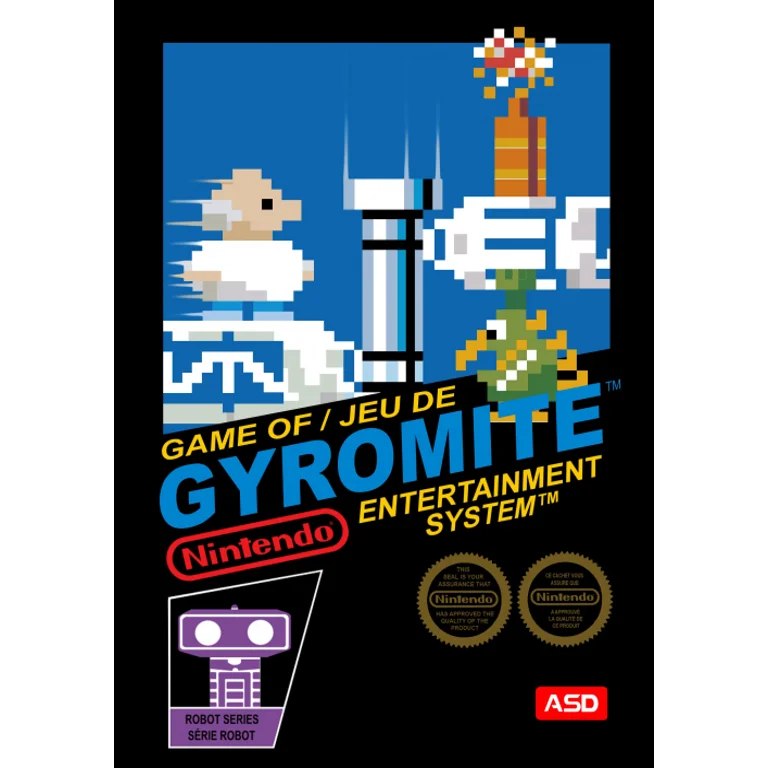 Jaquette de Gyromite 1 sur Nes