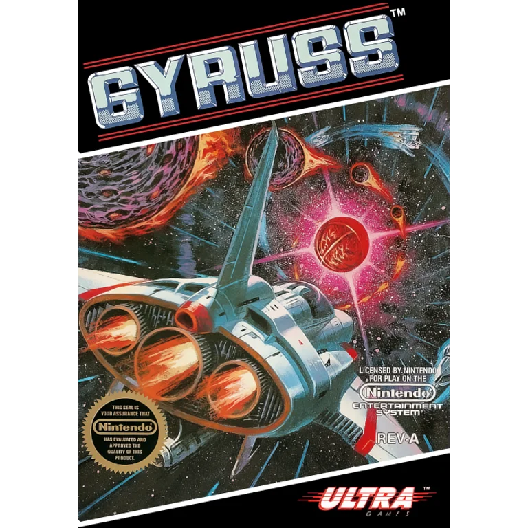 Jaquette de Gyruss 1 sur Nes