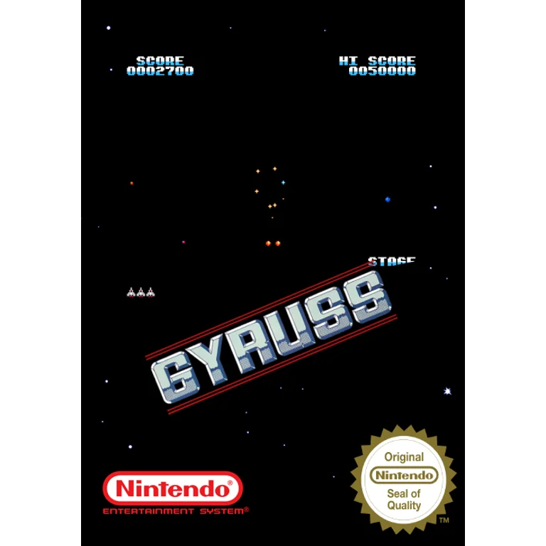 Jaquette de Gyruss sur Nes
