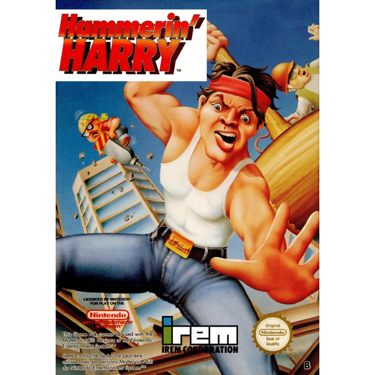 Jaquette de Hammerin Harry 1 sur Nes